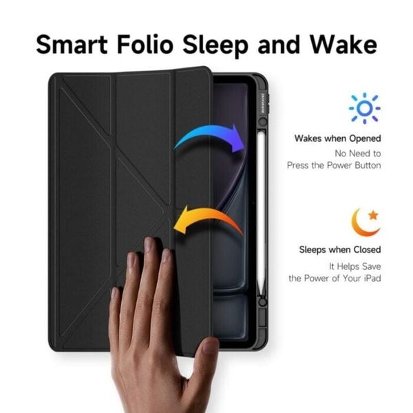  Bao Da iPad Mini 6/7 Dux Ducis Magi - Đen 