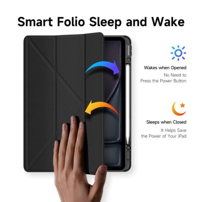  Bao Da iPad Mini 6/7 Dux Ducis Magi - Đen 