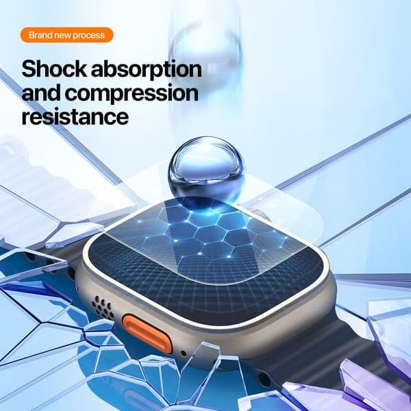  Kính AppleWatch Ultra Dux Ducis (49mm) - Không Viền Đen 