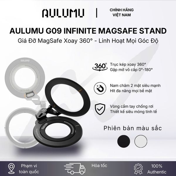  Giá Đỡ Điện Thoại Magsafe Aulumu G09 - Black 