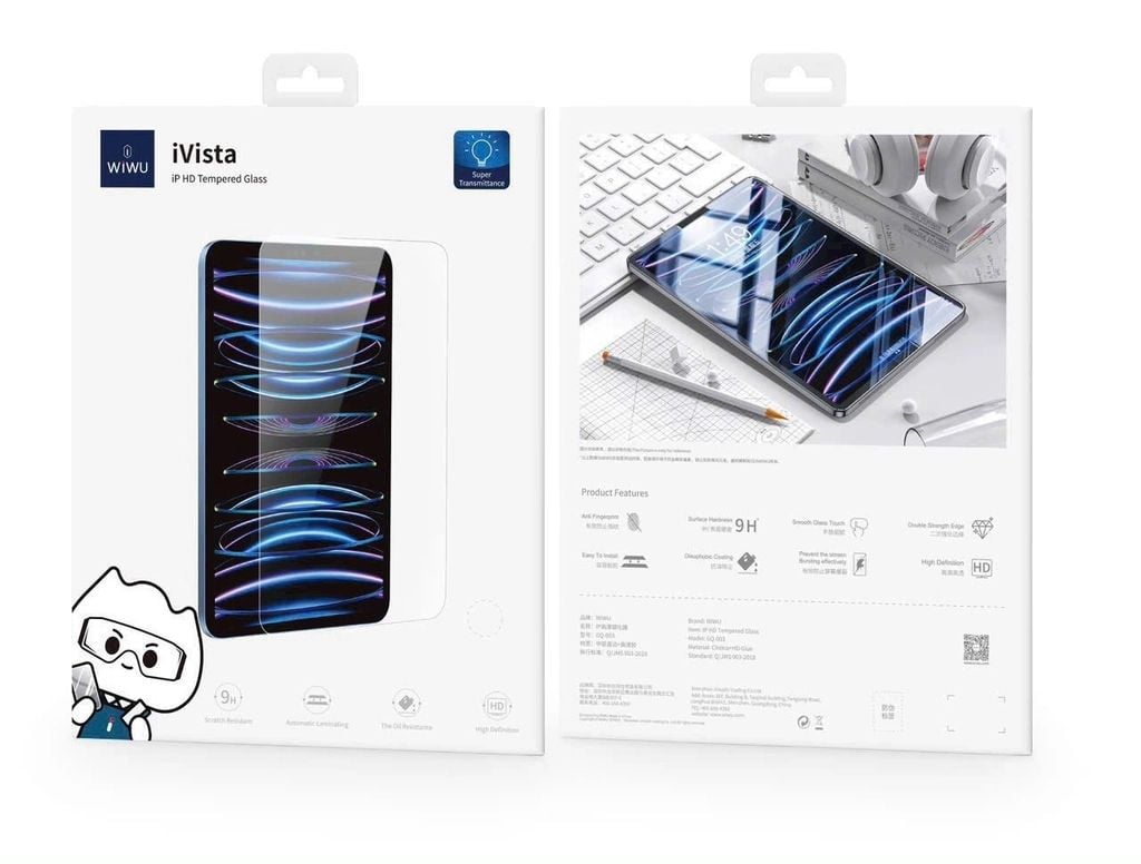  Miếng Dán iPad Wiwu ivista - Pro 11inch (M2)- Air 4/5/6 