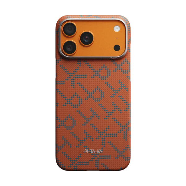  Ốp 17 Promax Pitaka Edge - Monogram Leaping - Blue Orange 