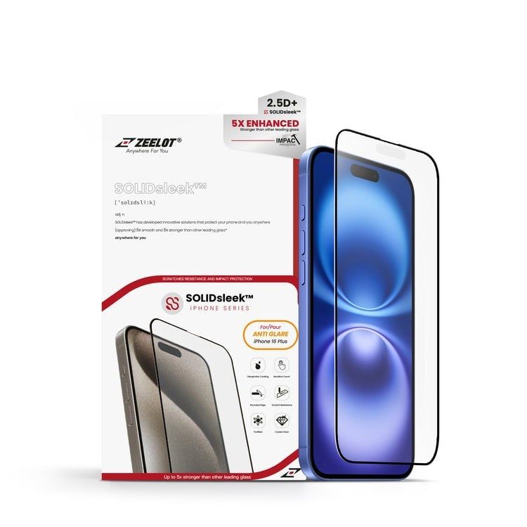  Kính 16 Plus Nhám Zeelot (chống vân tay) 