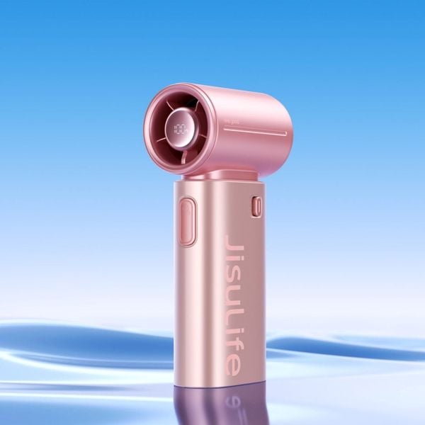  Quạt Cầm Tay Jisulife Fan 9S - Hồng (5000mah) 