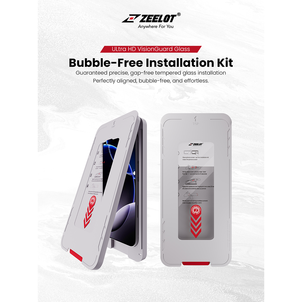  Kính 17 Promax Trong Zeelot SOLIDsleek (Có Khung Dán) 