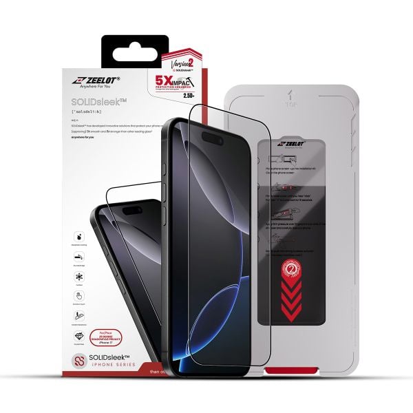  Kính 17 Air Chống Nhìn trộm Zeelot SOLIDsleek (Có Khung Dán) 