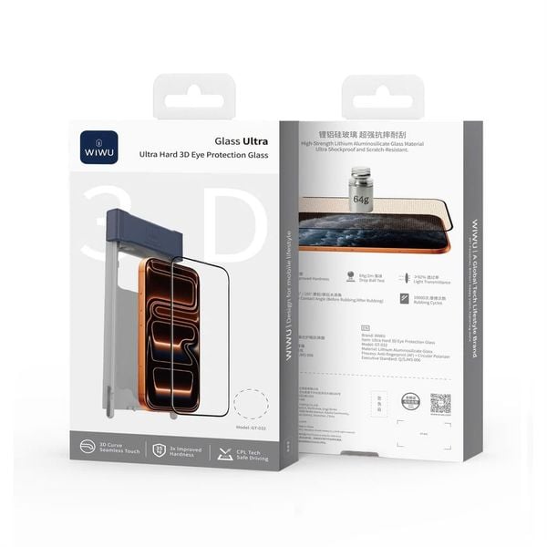  Kính 17 Promax Wiwu Glass Ultra 3D 