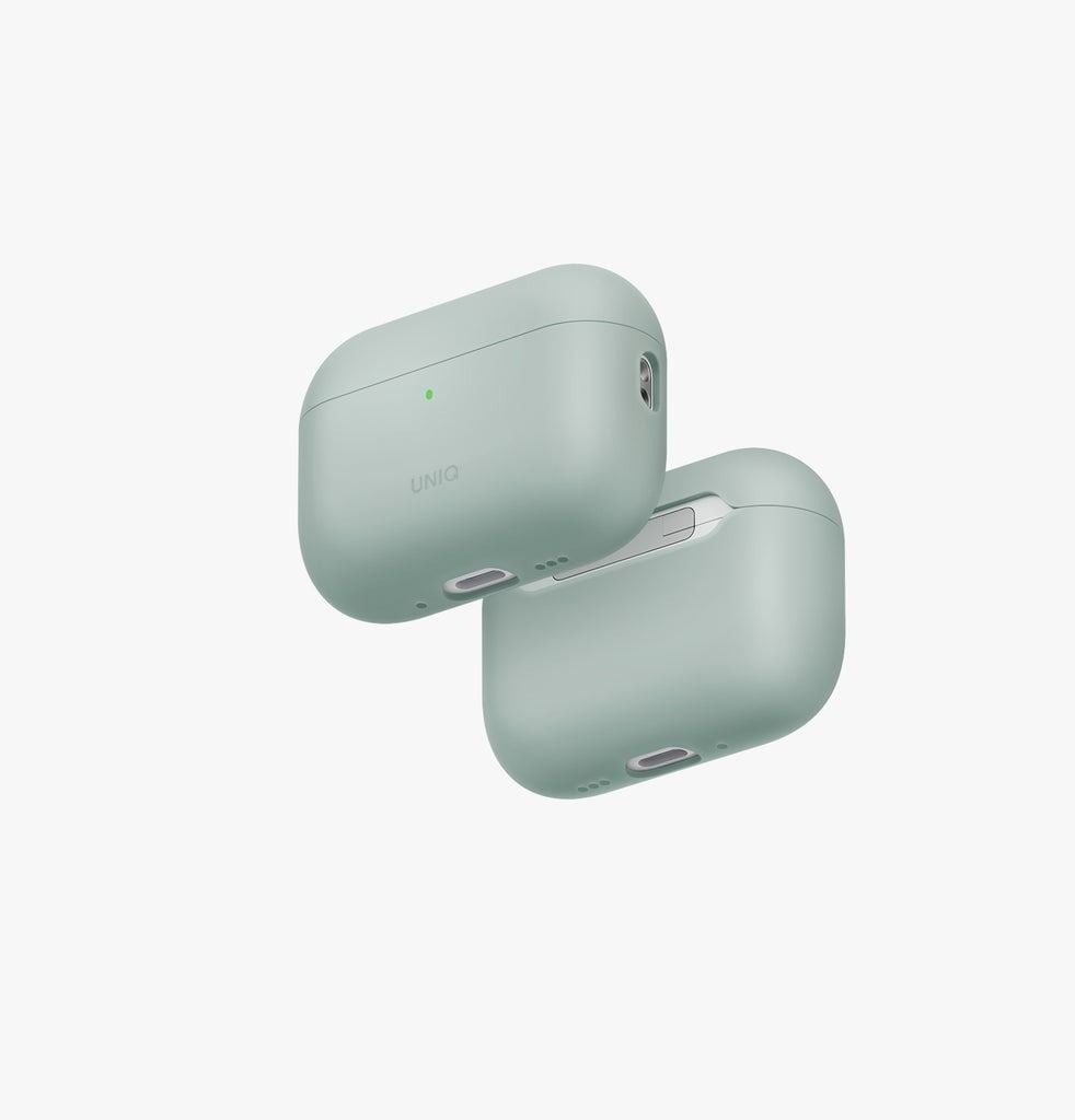  Case Airpods Pro 3 UNIQ Lino Hybrid Liquid Silicon - Green 