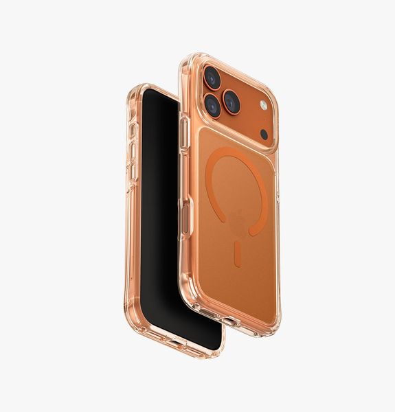  Ốp 17 Pro UNIQ LifePro Xtreme - Frost Clear Volt Orange 