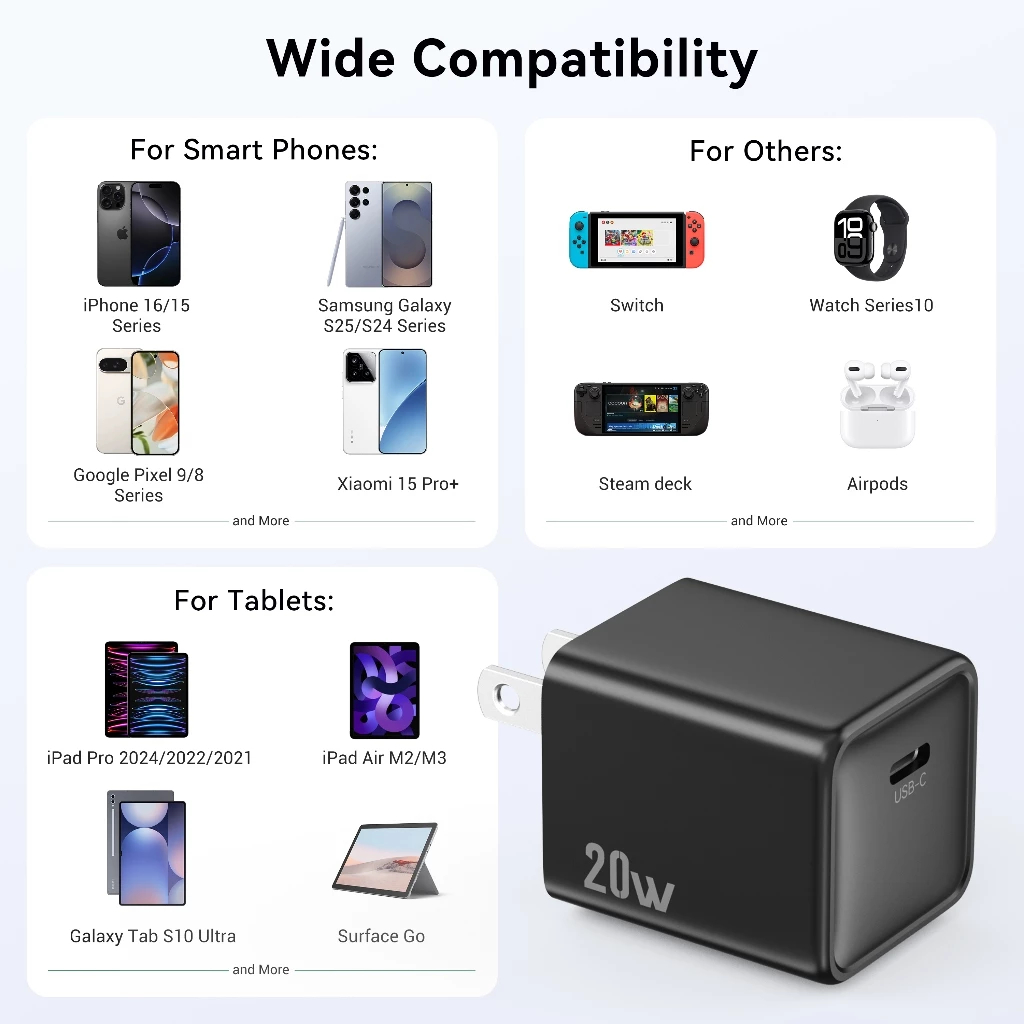  Sạc Mokin PD 20W Đen 