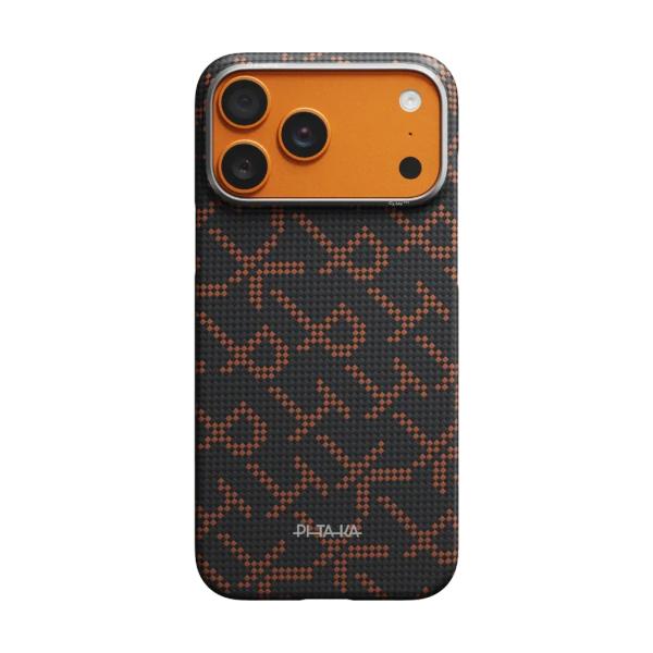  Ốp 17 Promax Pitaka Edge - Monogram Leaping - Orange Black 