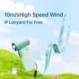  Quạt Cầm Tay Jisulife Life 9 - Xanh Maltese (Pin 5000mah) 