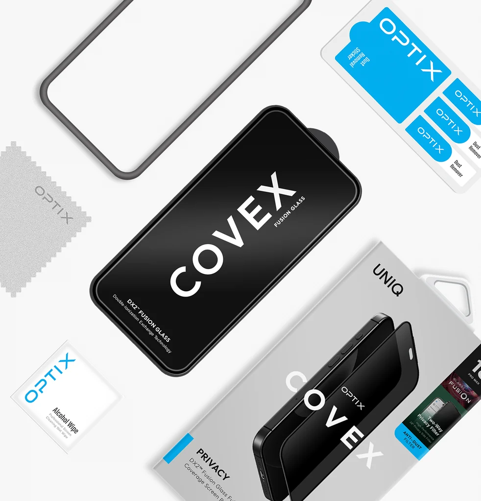  Kính 18 Pro Chống Nhìn Trộm UNIQ Covex Vivid 