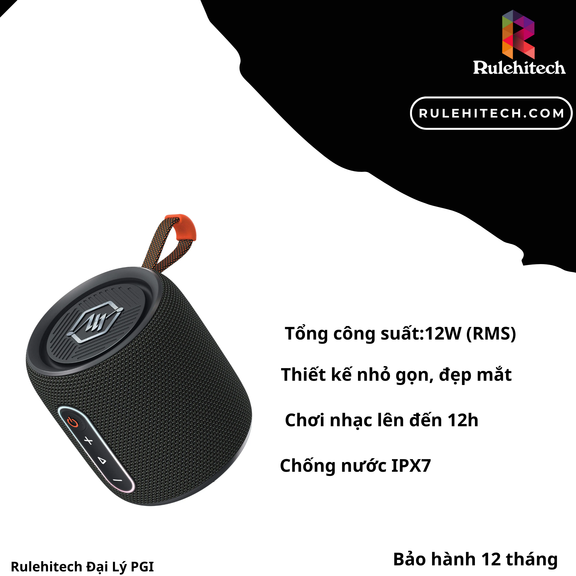  Loa AlphaWorks AW Trek 12 - Đen 