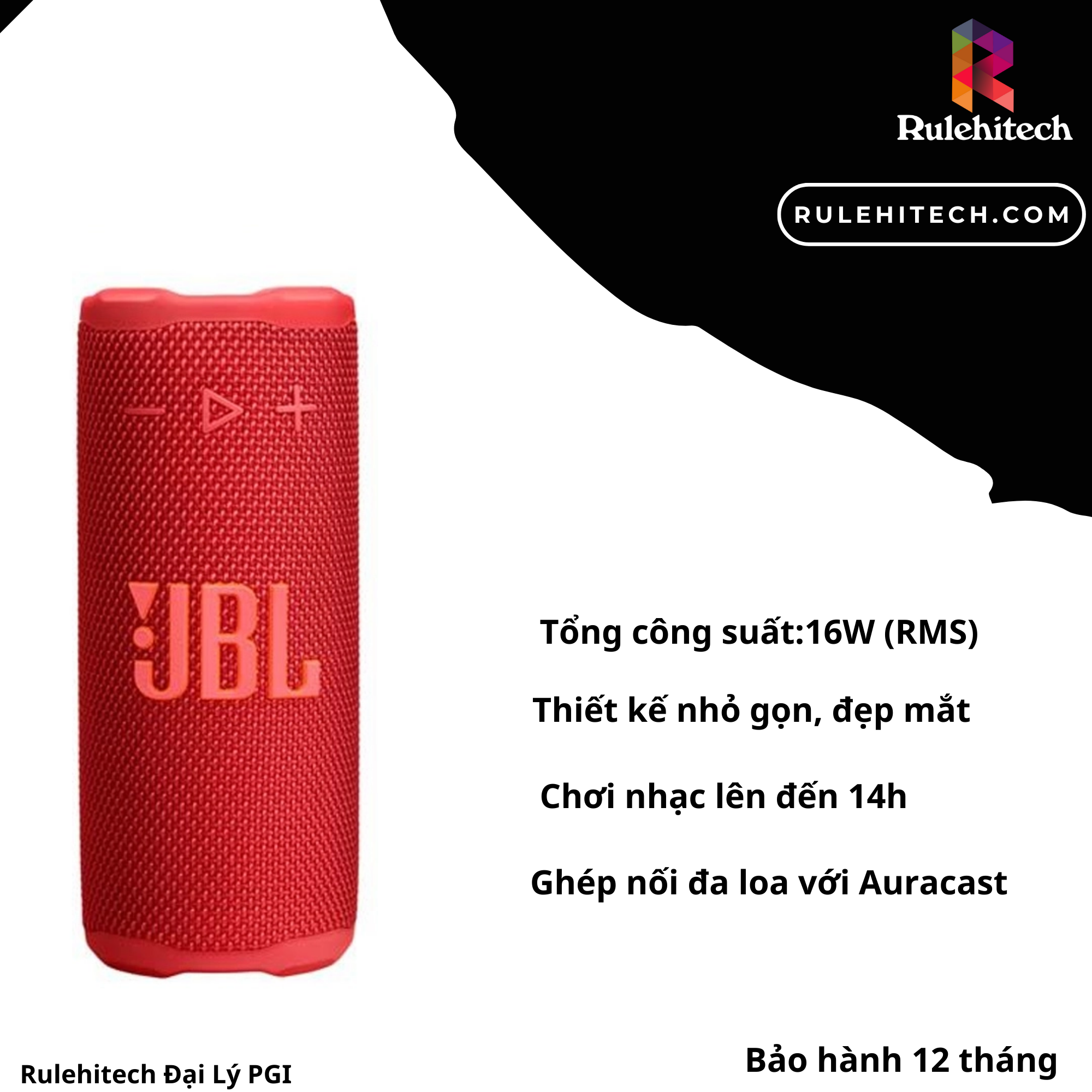  Loa JBL Grip - Đỏ 