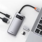  Hub Baseus Metal Gleam 4 in 1 Multifunction 