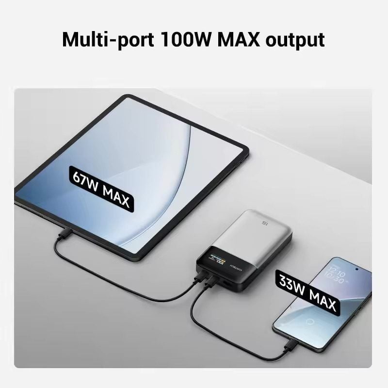  Pin Cuktech 15 Air 15.000mah PB150S 100W - Xám 