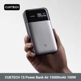  Pin Cuktech 15 Air 15.000mah PB150S 100W - Xám 