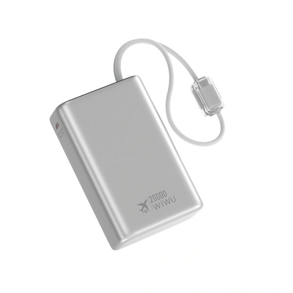  Pin Wiwu Power Plus Mini 20.000mah 45W - Bạc 