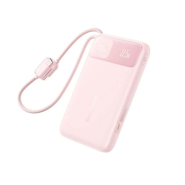  Pin Baseus EnerFill FC 11 Digital Display 10.000mah 22.5W - Hồng 