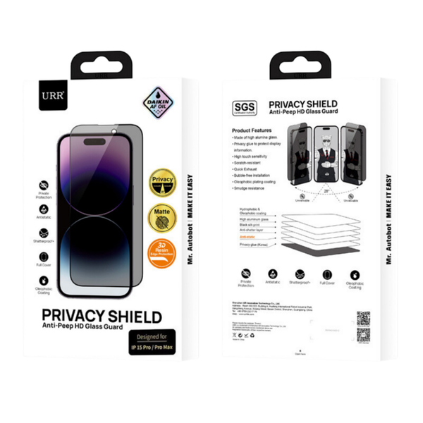  Kính 15 Pro Chống Nhìn Trộm URR 
