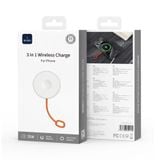  Dock Sạc Không Dây Wiwu 3 in 1 W037 (iPhone-Applewatch-Airpods) 