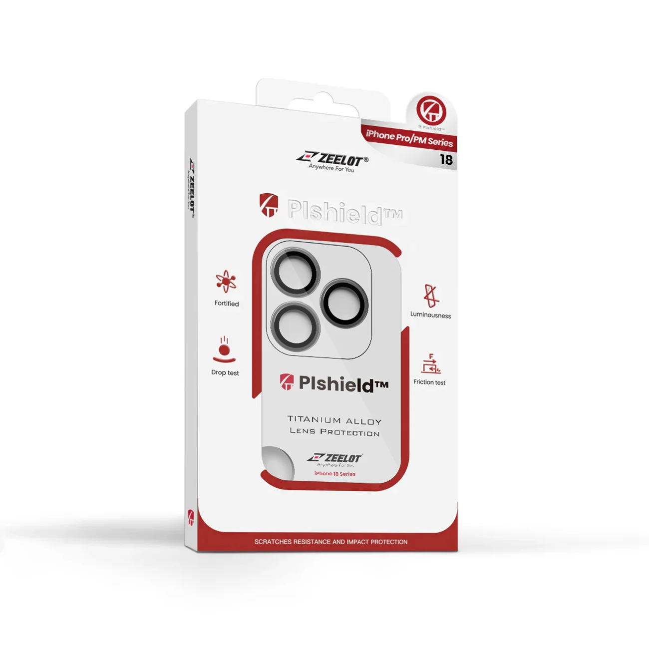  Lens 18 Promax Zeelot Pishield - Bạc 