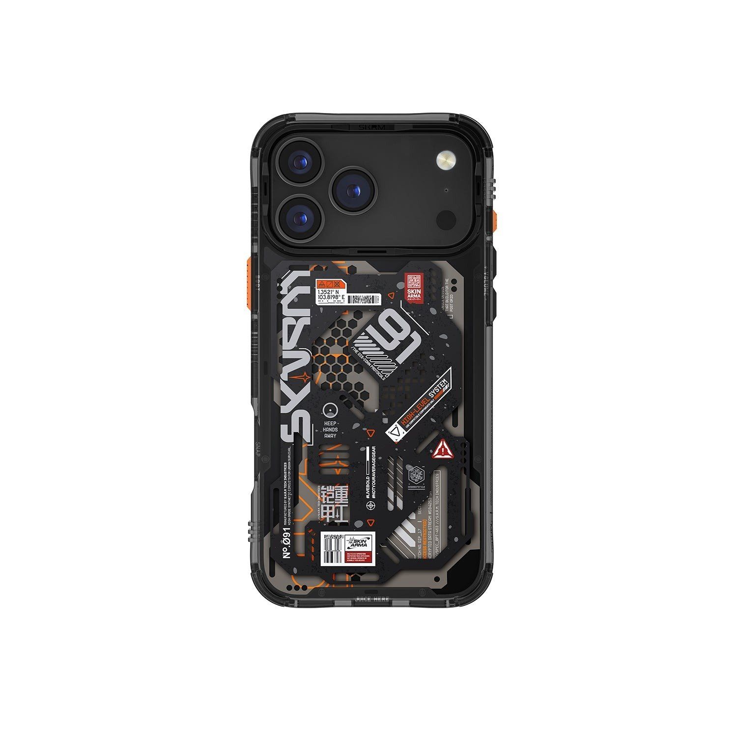  Ốp 17 Promax Skinarma Spectra - Black 