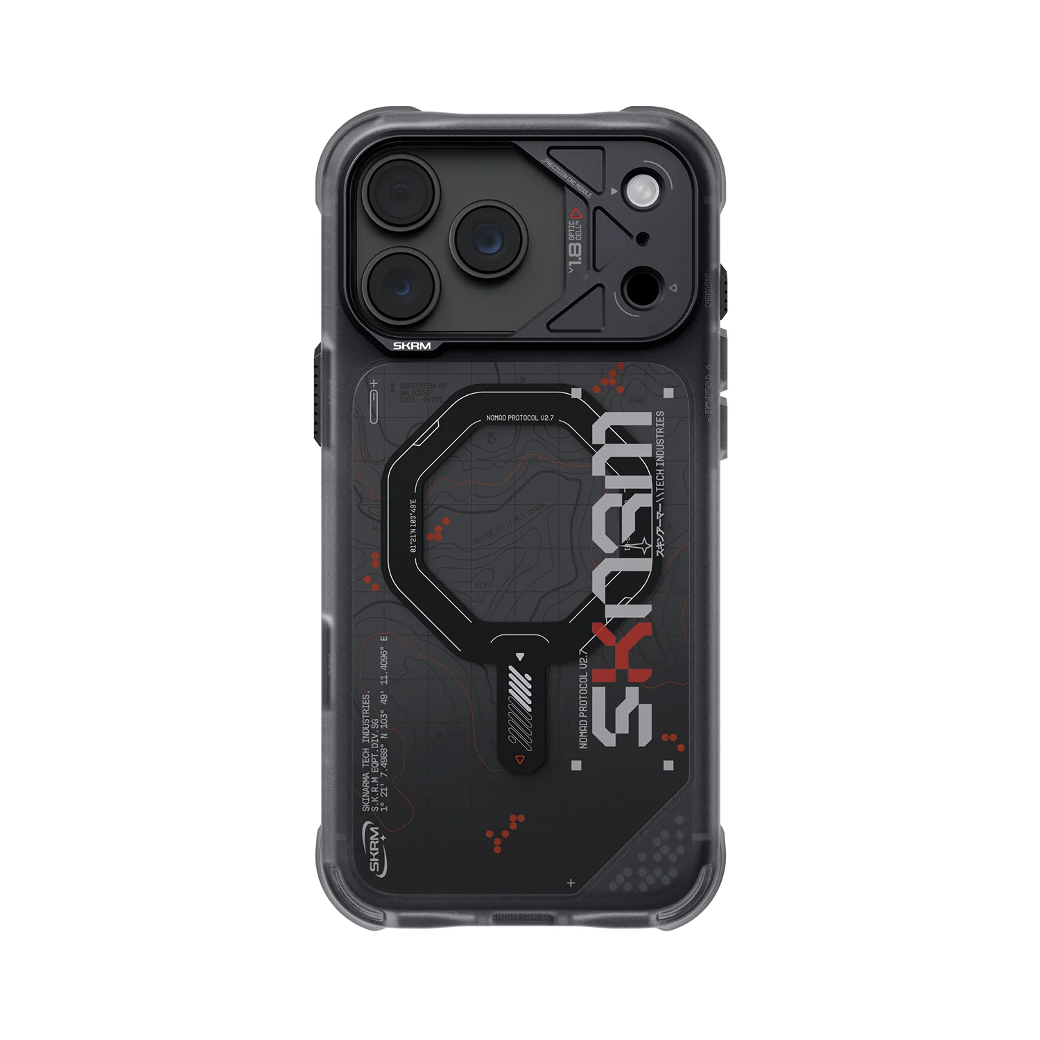  Ốp 18 Promax Skinarma Sonar - Đen 