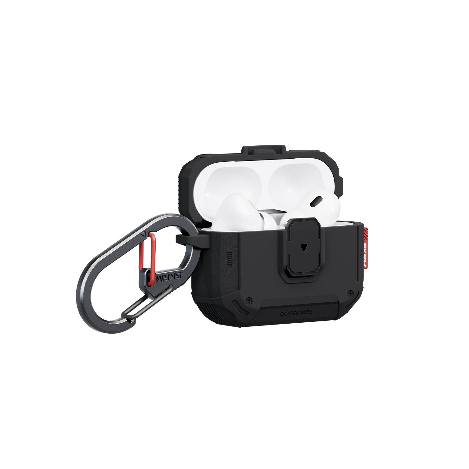  Case Airpods Pro 3 Skinarma Mecha Le - Đen 