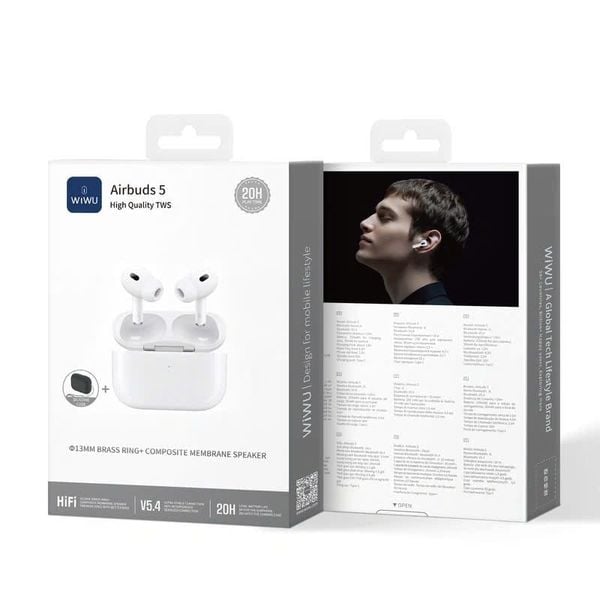  Tai Nghe Wiwu Airbuds 5 (ANC) 