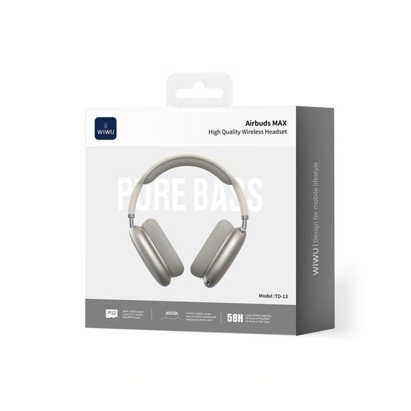  Headphone Wiwu Airbuds Max TD13 - Gold 
