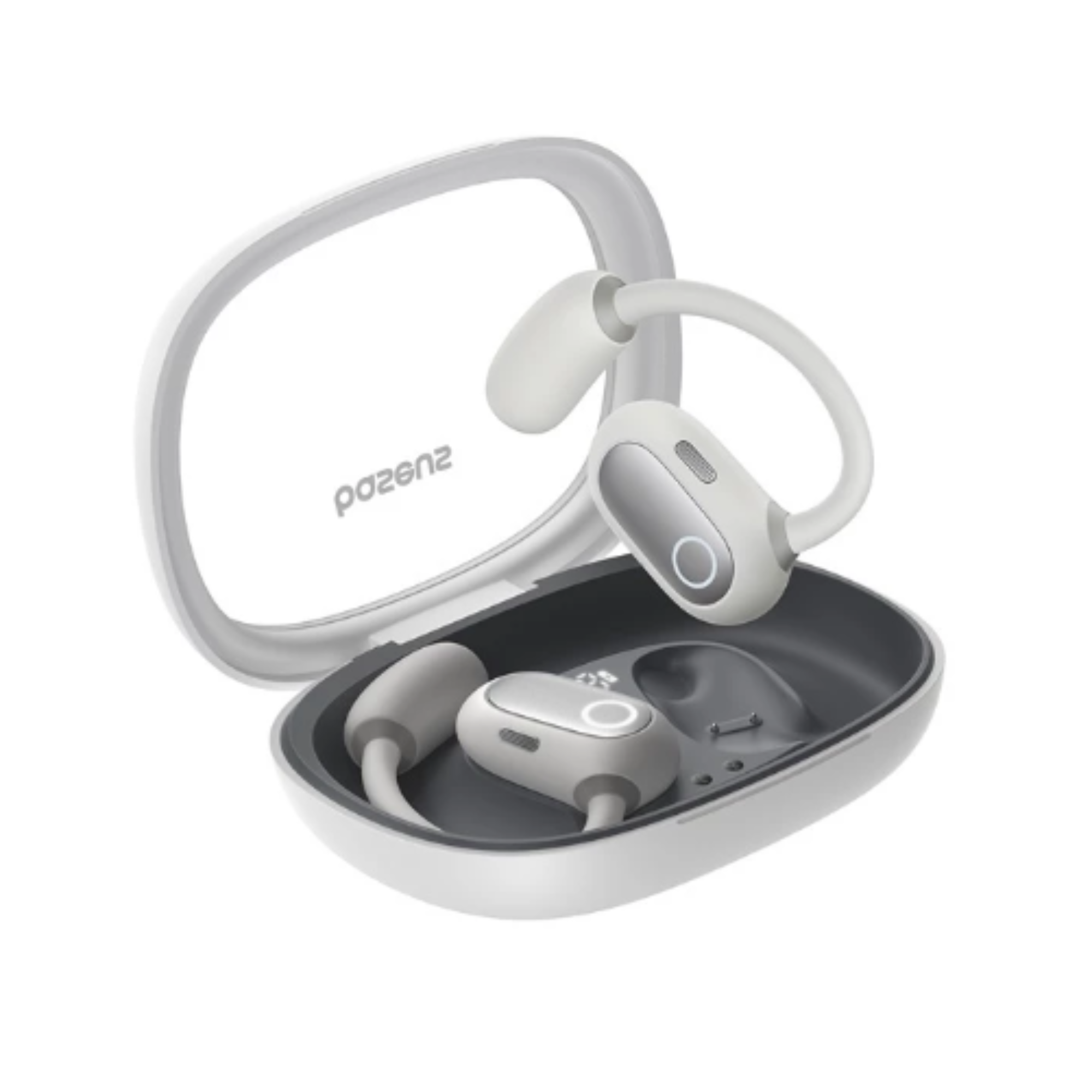  Tai Nghe Baseus Eli Fit Open-Ear - Trắng Bạc 