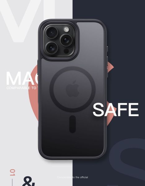  Ốp 15 Promax Likgus Nhám Tuan Magsafe - Đen 