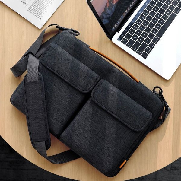  Túi Chống Sock inateck K5 13/14 inch LB03008 - Black Gray 