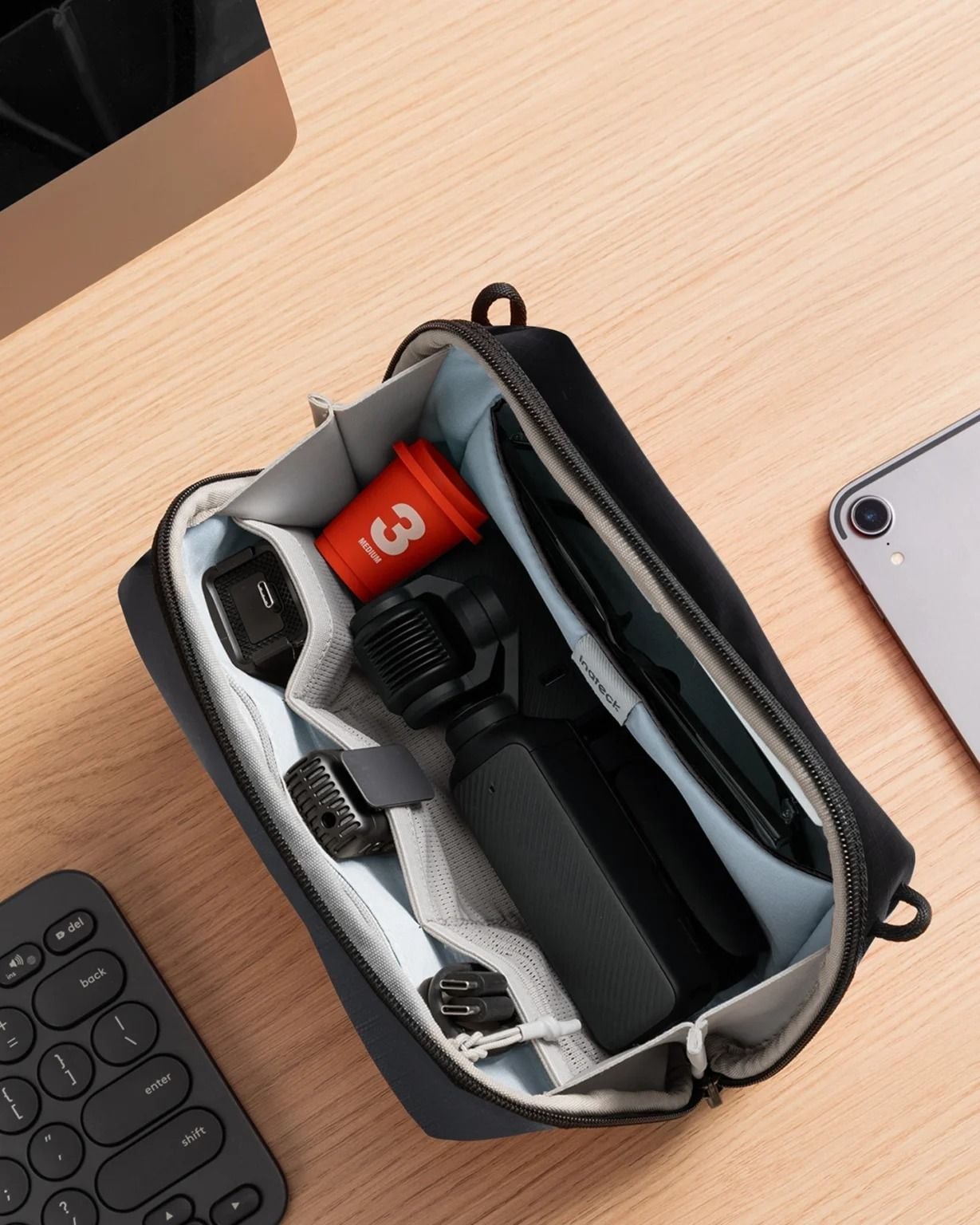  Túi Phụ Kiện inateck Electronic ABM33 - Gray 