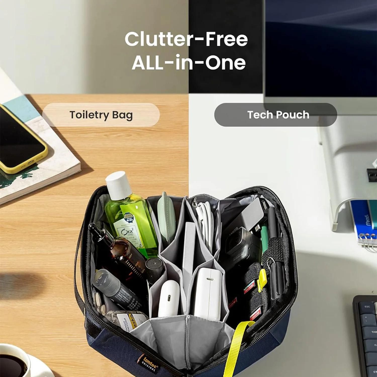  Túi Phụ Kiện TomToc Navigator Accessory Pouch - Navy Blue 