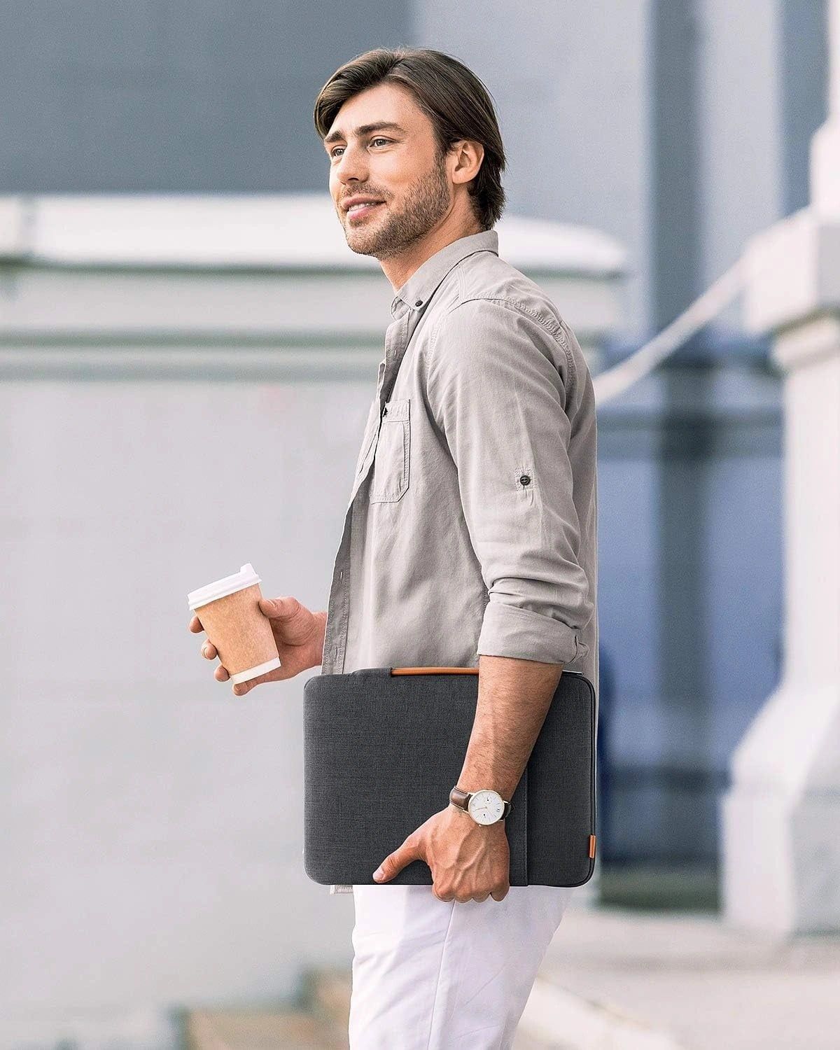  Túi Chống Sock inateck B1 14 inch (Air 15inch) - Black Gray 