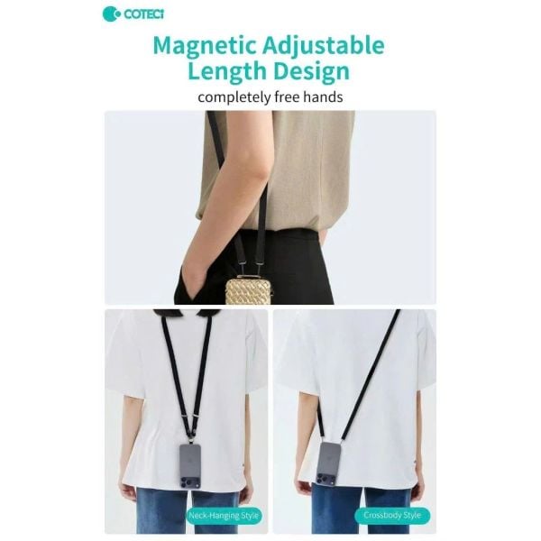 Dây Đeo Điện Thoại coteci CrossBody Strap - Xám 
