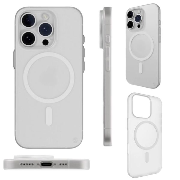  Ốp 16 Pro SwitchEasy Lụa Magsafe-Trắng 