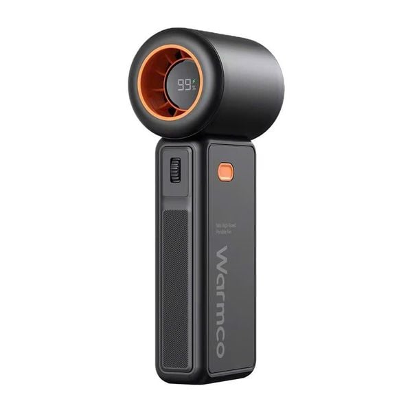  Quạt Mini Warmco H1 Pin 5000mah - Đen 