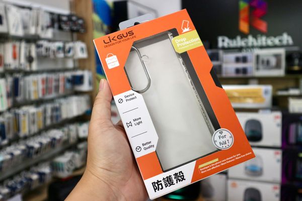  Ốp Zfold 7 Likgus Cứng Trong Viền Màu 