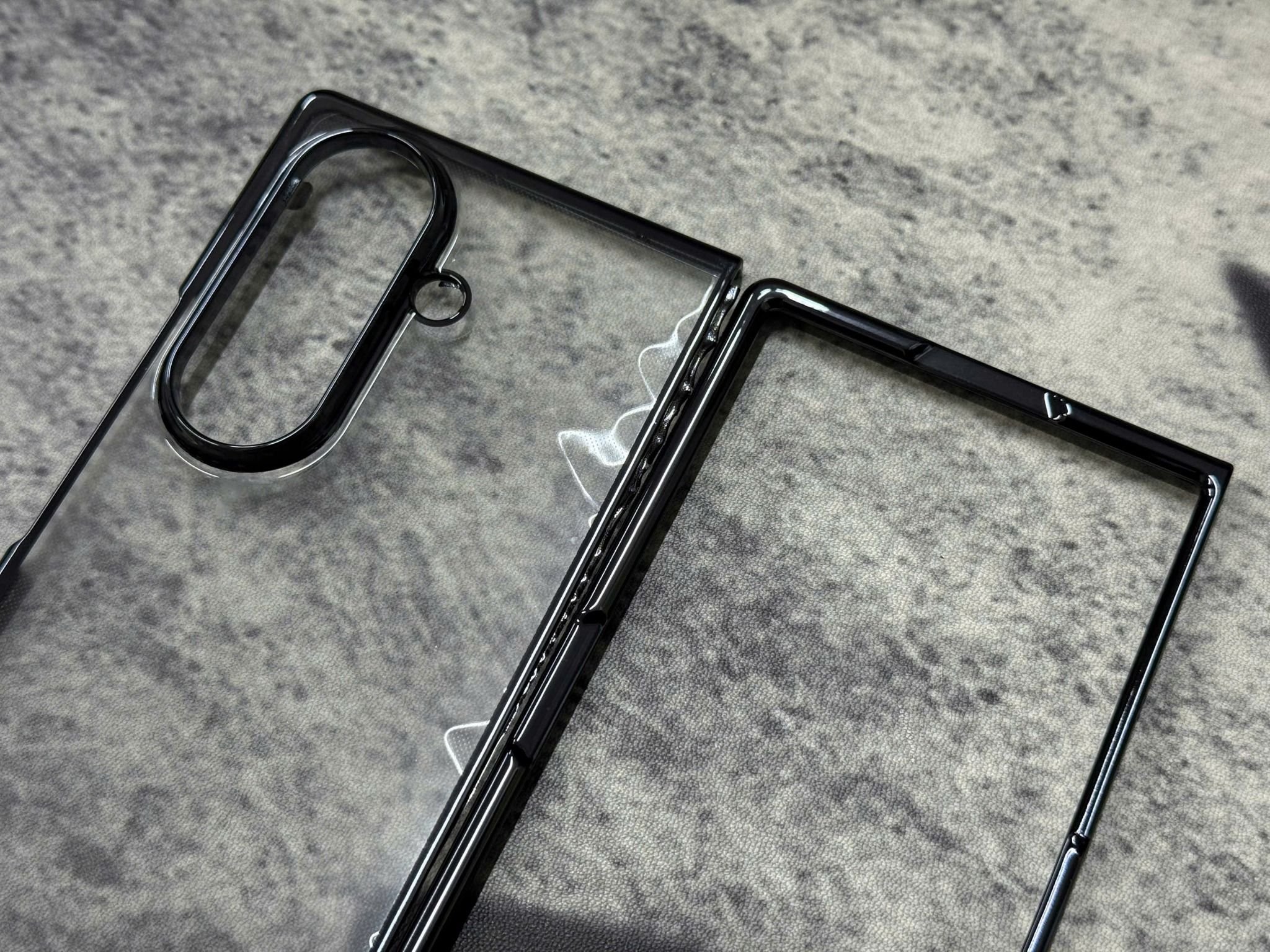  Ốp Zfold 7 Likgus Cứng Trong Viền Màu 