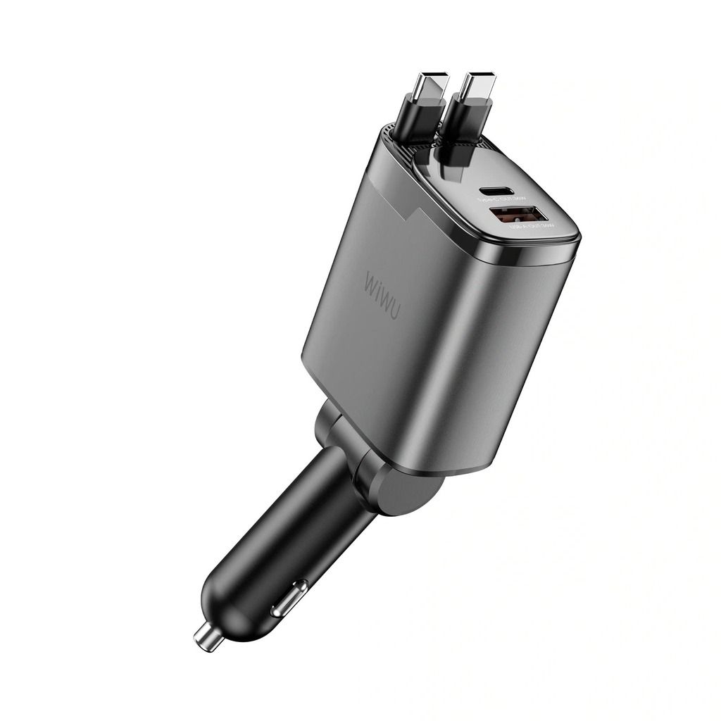  Tẩu Sạc Wiwu Helix Pro 111W (2 Cáp C) 