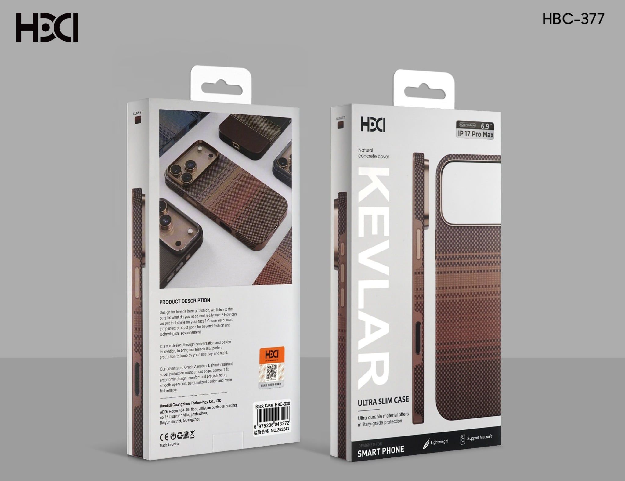  Ốp 17 Promax HDD Kevlar Ultra - Sunset 