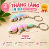In 3D - Móc khóa Thằng Lằng cầu vòng, Móc trang trí treo Balo