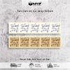 [Giá rẻ] Tem, nhãn cém ơn cục zàng, sticker trang trí có keo dán size 5x5cm Tem dán ly trà sữa