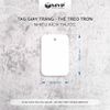 100 Tag giấy mini trắng trơn nhiều kích thước - Thẻ treo ghi giá cho trang sức