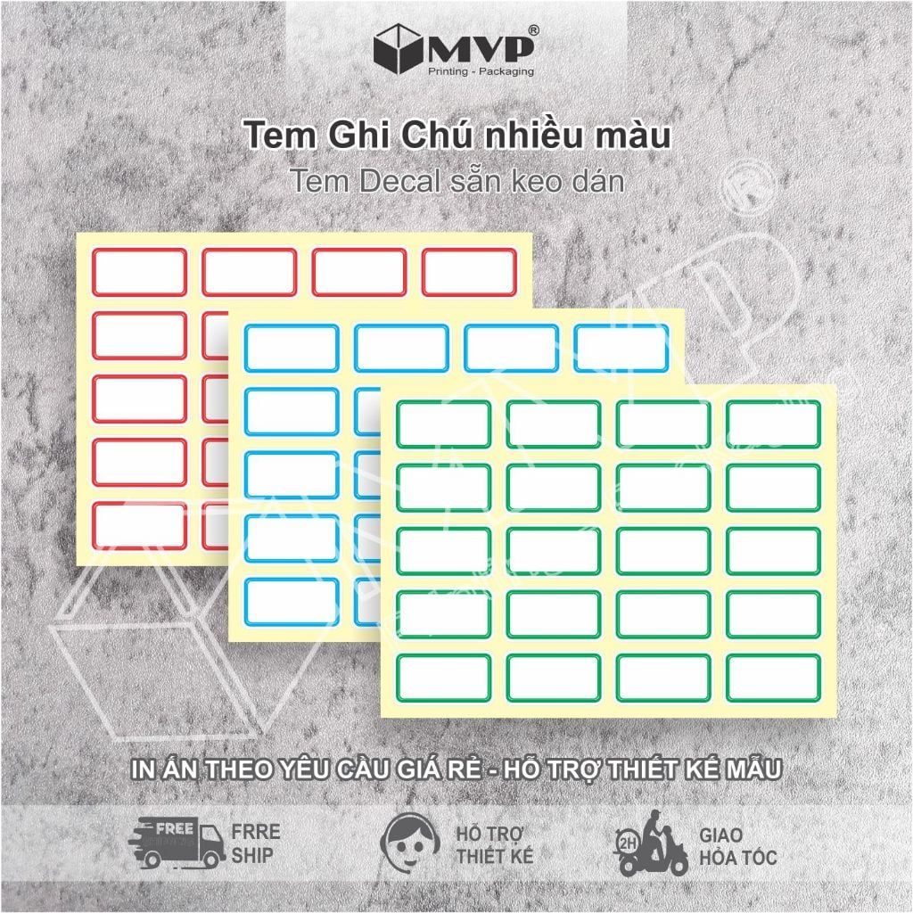 500 Tem Nhãn Dán Giá Tiền, Ghi Chú, Sticker Đánh Dấu Phân Loại Nhiều màu