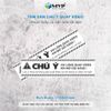 100 Tem Chú ý Quay Video Có Keo Dán Sẵn, Tem dán quay clip trước khi mở hàng (10x2,5)cm